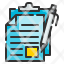 writing-lecture-penman-clipboard-paper-scribe-design-icon