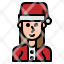 xmas-christmas-woman-santa-avatar-icon