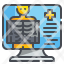 xray-medical-healthcare-bones-monitor-skeleton-radiography-icon
