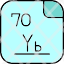ytterbium-periodic-table-chemistry-atom-atomic-chromium-element-icon