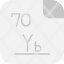 ytterbium-periodic-table-chemistry-atom-atomic-chromium-element-icon