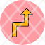 zigzag-arrow-arrowdirections-navigation-snake-turn-icon