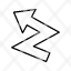 zigzag-arrow-icon