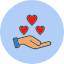 care-charity-give-hand-help-love-icon