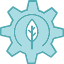 core-cog-ecology-leaf-nature-recycling-icon-icon