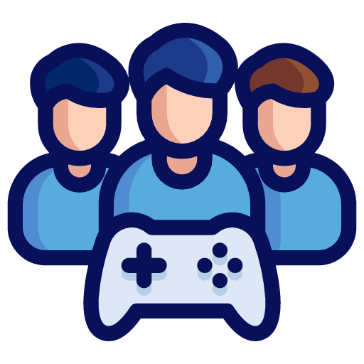 Video, game, egames, league, team, female, group icon - Download on  Iconfinder