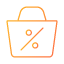 basket-percent-in-outline-icon
