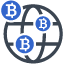 global-bitcoin-investment-money-digital-cryptocurrency-currency-finance-global-investment-world-icon-vector-icon