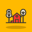 nature-rural-outdoor-landscape-house-home-forest-icon