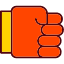 gesture-hand-press-responsive-icon