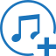 add-audio-increase-more-music-plus-song-icon
