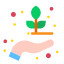hand-nature-plant-biology-icon