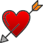arrow-day-heart-holidays-love-valentine-valentines-icon