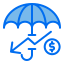umbrella-investment-money-down-protection-icon