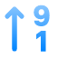 sort-numeric-up-alt-arrow-text-document-data-order-icon