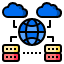global-cloud-server-worldwide-database-icon