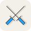 athletic-exercise-fencing-game-sport-training-icon