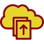 upload-file-on-cloud-data-server-icon