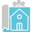 architecture-blueprint-construction-design-house-plan-project-icon