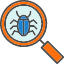bug-insect-magnify-scan-virus-icon