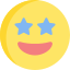 face-grin-stars-emoji-icon