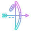 bow-arrow-weapon-archery-equipment-icon