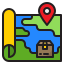map-location-delivery-logistic-parcel-box-icon
