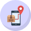 mobile-shipment-tracking-smartphone-checking-app-icon