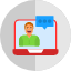 communication-lecture-online-seminar-student-teacher-webinar-icon