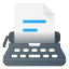 officetype-writer-typewriter-keyboard-icon