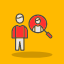 customer-discovery-find-look-magnifier-people-search-icon