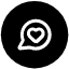 message-heart-circle-icon