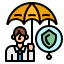 insurance-man-safe-umbrella-sell-icon