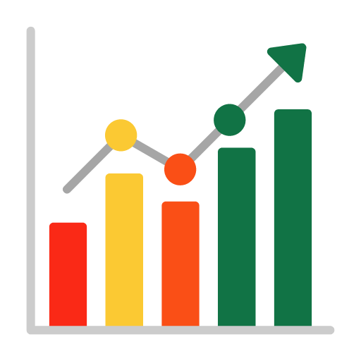 analytics icon, chart icon, finance icon, graph icon, growth icon ...