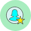 user-profile-star-bookmark-female-women-favorite-icon