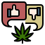 marijuana-cannabis-effect-medical-bad-good-icon