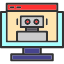 advisor-analyse-bot-graph-report-robo-technology-icon