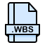wbs-file-format-extension-document-icon