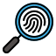 find-fingerprint-magnifying-crime-evidence-icon