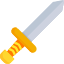 game-knight-shield-sword-swordman-symbol-illustration-vector-icon