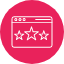 web-page-feedback-nft-certificate-copywriting-rating-star-icon
