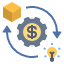 cashflow-innovaton-demand-supply-production-icon