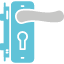 door-equipment-furniture-handle-interior-lock-open-icon