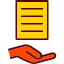 hand-document-paper-report-icon