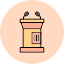lectern-address-speech-lecture-talk-podium-greet-stage-microphone-icon