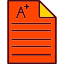a-plus-card-grade-passed-report-card-score-icon