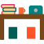 desk-deskintone-knowledge-learn-perusal-student-study-icon-icon
