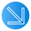 arrows-down-right-direction-sign-user-interface-icon