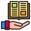 hand-learning-ebook-book-education-icon