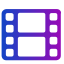 gradient-film-strip-with-two-photograms-icon